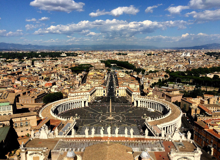 The Vatican from the above