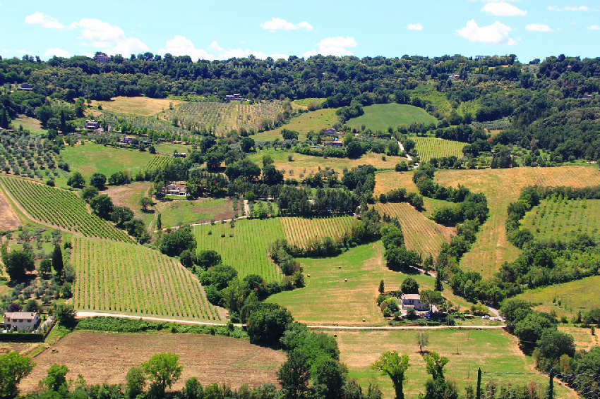 Umbria – no sea coast but great wines!