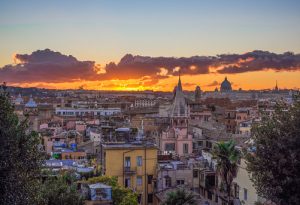 Romantic vacations in Italy - Pincio terrace