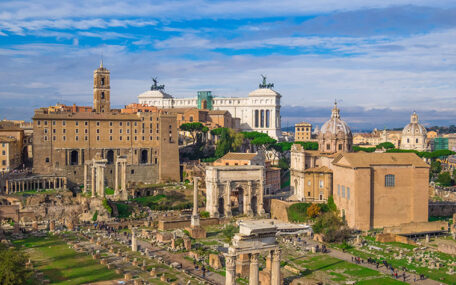 Forum Romanum in Rome Italy