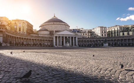 piazza del plebiscito Naples Italy