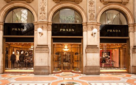 Prada luxury shopping tour in Milan