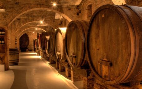 Tuscan wine cellar