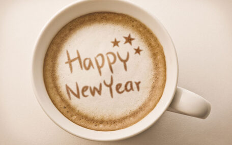 happy new year cappuccino
