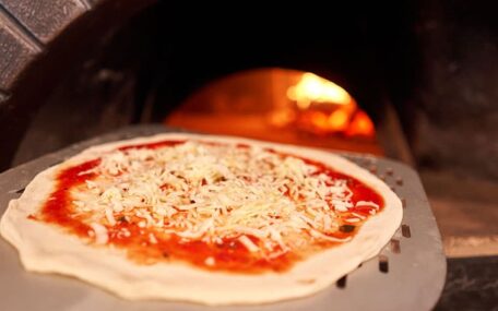 Italian pizza and wood fired oven
